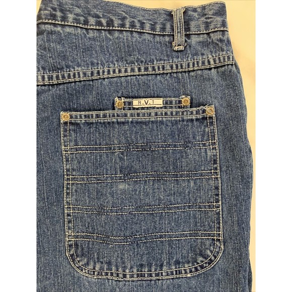 RVT Serve Piping Hot Women's Blue Jeans Denim Size 18 6 Pockets - Picture 5 of 13